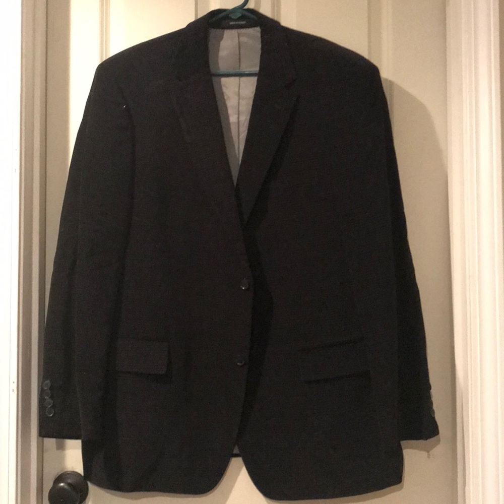 NWOT Boss black blazer with grey